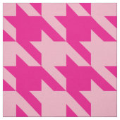 Classic Pink Houndstooth Stof (Swatch)