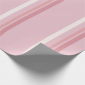 Classic Pink Stripe Cadeaupapier (Hoek)