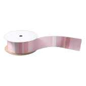 Classic Pink Stripe Satijnen Lint (Spoel)