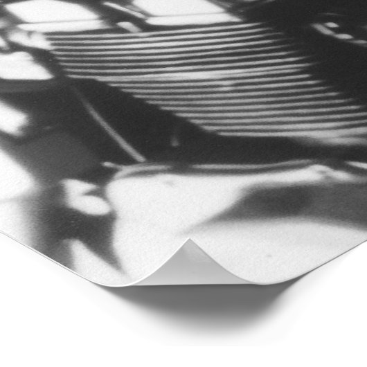 Classic Pinup Classic Motorcycle Poster (Hoek)