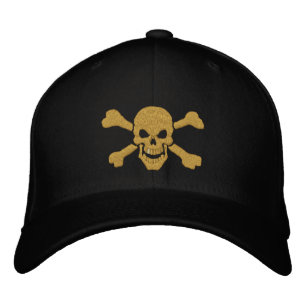 Classic Pirate Crossbones Skull Embroidery Pet