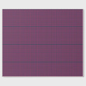 Classic Pixel Buffalo Plaid in Hot Pink Cadeaupapier (Vlak)