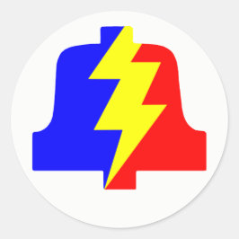 Classic PLA Logo Ronde Sticker