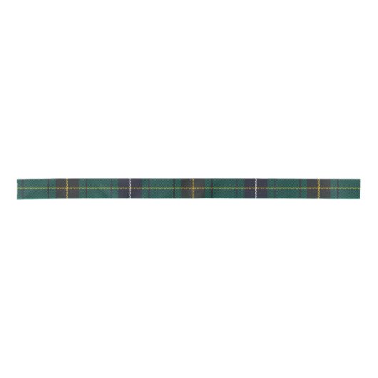 Classic Plaid Feestdagen Groene Tartan Satijnen Lint (Voorkant)