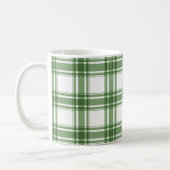Classic Plaid Groene Keramische Mok (Links)