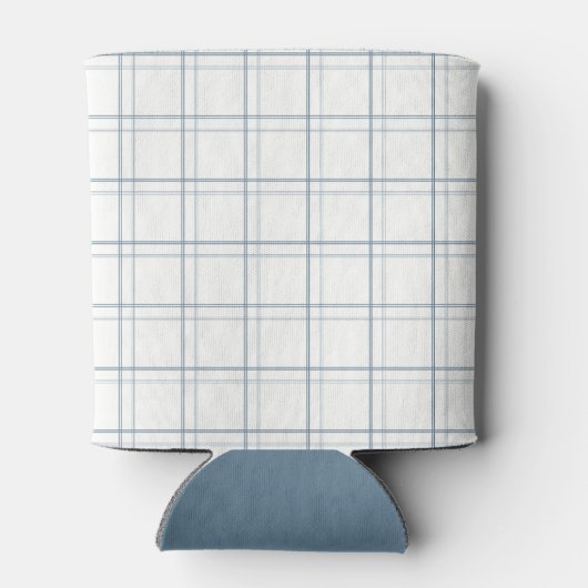 Classic  Plaid Lake House Blauwe Vis Blikjeskoeler (Achterkant)