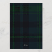 Classic Plaid Little Bear Birthday Photo Kaart (Achterkant)