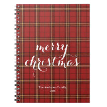 Classic Plaid Merry Christmas Festive - 