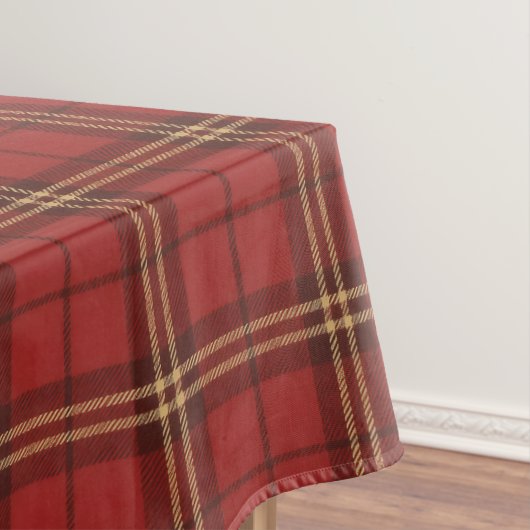 Classic Plaid Merry Christmas Festive -  Tafelkleed (Voorbeeld)