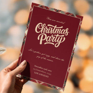 Classic Plaid Ralph Lauren Traditional Christmas Kaart