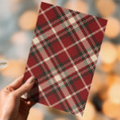 Classic Plaid Ralph Lauren Traditional Christmas Kaart