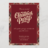 Classic Plaid Ralph Lauren Traditional Christmas Kaart (Voorkant)