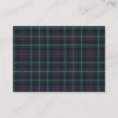 Classic Plaid Teddy Bear Books for Baby Cards  Informatiekaartje (Achterkant)