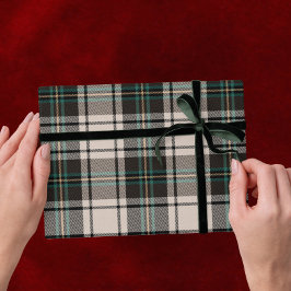 Classic Plaid Vintage Kerstmis Cadeaupapier