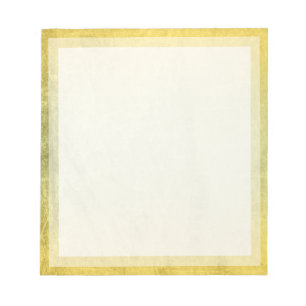 Classic Plain Yellow Boarder Photo lijst Notitieblok