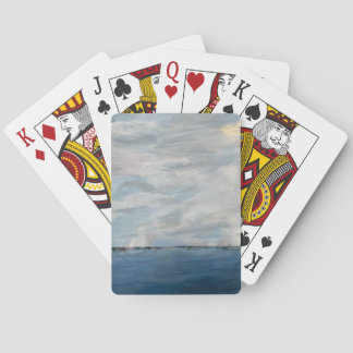 Classic playing cards with beach theme pokerkaarten