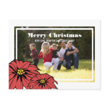 Classic Poinsettia Holiday Foto
