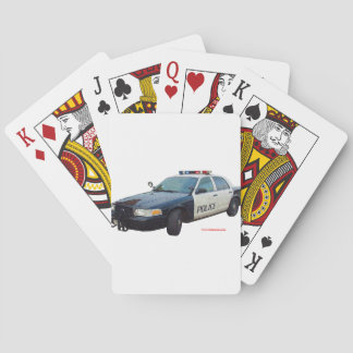 Classic_Police_Car_Black_White Speelkaarten