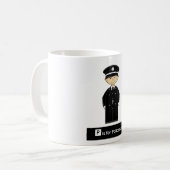 Classic Policeman Coffee Mok (Voorkant links)