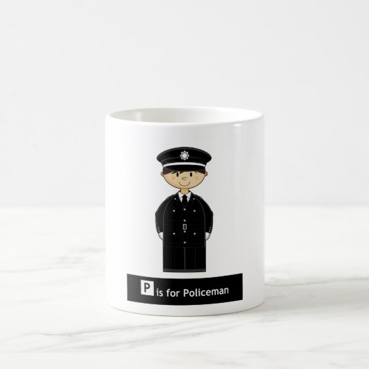 Classic Policeman Coffee Mok (Center)