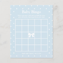 Classic Polka Dots Boy Baby shower Bingogame