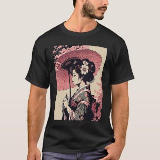 Classic Portrait Geisha T-shirt