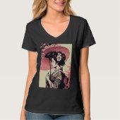 Classic Portrait Geisha T-shirt (Voorkant)