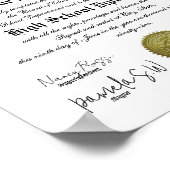 Classic portrait High School Diploma  Poster (Hoek)