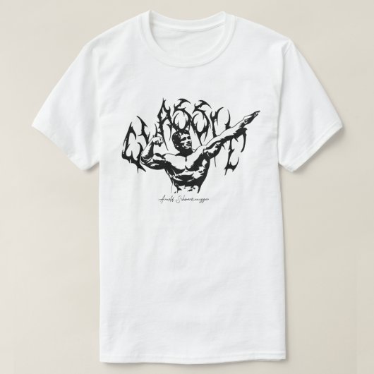 Classic Pose – Vintage Bodybuilder Art T-shirt (Design voorkant)