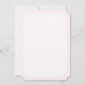 Classic Pram Girl Baby shower nodigt Spaans uit Kaart (Achterkant)