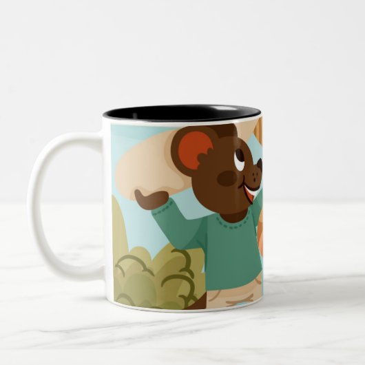 Classic Premium Feel Coffee Mug Tweekleurige Koffiemok (Links)