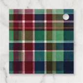 Classic Preppy Charm Baby shower Bedankjes Labels (Achterkant)