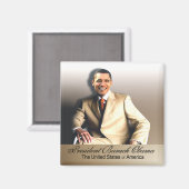 Classic - President Obama magneet (Voorkant / Achterkant)