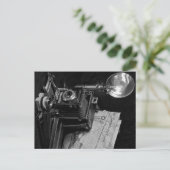 Classic Press Camera Briefkaart (Staand voorkant)