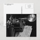 Classic Press Camera Briefkaart (Voorkant / Achterkant)