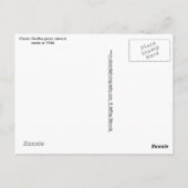 Classic Press Camera Briefkaart (Achterkant)