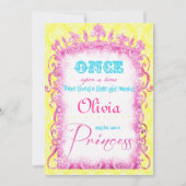 Classic Princess Party Invites Kaart (Voorkant)