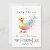 Classic Printable Duck Baby shower Kaart (Voorkant)