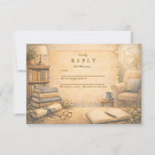 Classic Psychology Graduation RSVP Kaartje (Voorkant)