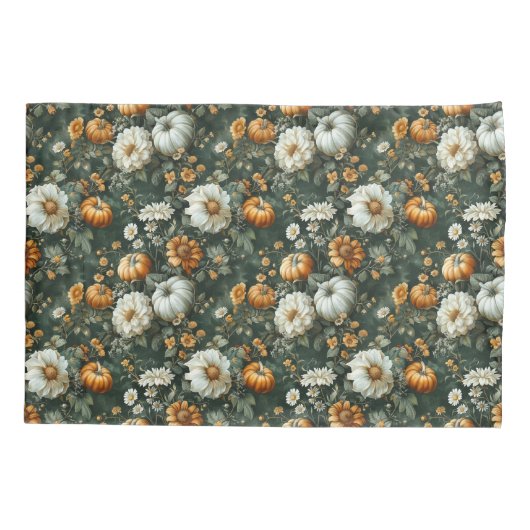 Classic Pumpkin Patch Pattern Kussensloop Set (Achterkant-Links)