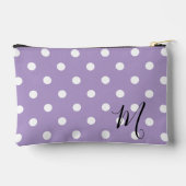 Classic Purple Polka Dots Pattern Makeup or Etui (Achterkant)