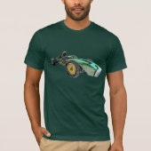 Classic Race Car Abstract T-shirt (Voorkant)