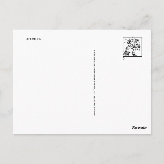 Classic Railroad Briefkaart (Achterkant)