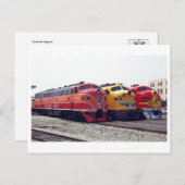 Classic Railroad Briefkaart (Voorkant / Achterkant)