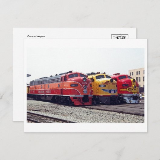 Classic Railroad Briefkaart (Voorkant / Achterkant)