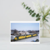 Classic Railroad Briefkaart (Staand voorkant)