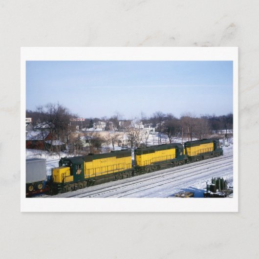 Classic Railroad Briefkaart (Voorkant)