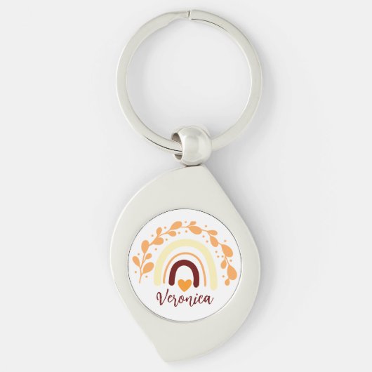 CLASSIC RAINBOW BOHO CHRISTELIJK QUOTE SLEUTELHANGER (Voorkant)