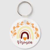 CLASSIC RAINBOW BOHO CHRISTELIJK QUOTE SLEUTELHANGER (Voorkant)