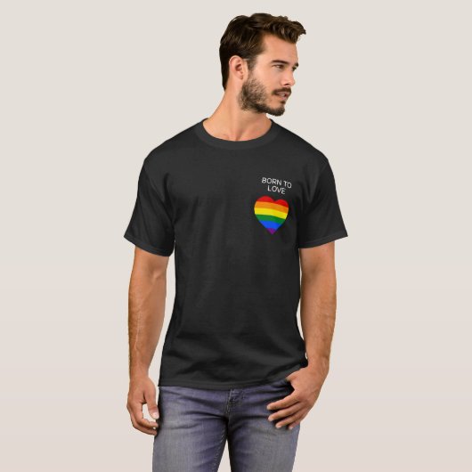 Classic Rainbow Pride T-shirt (Voorkant volledig)